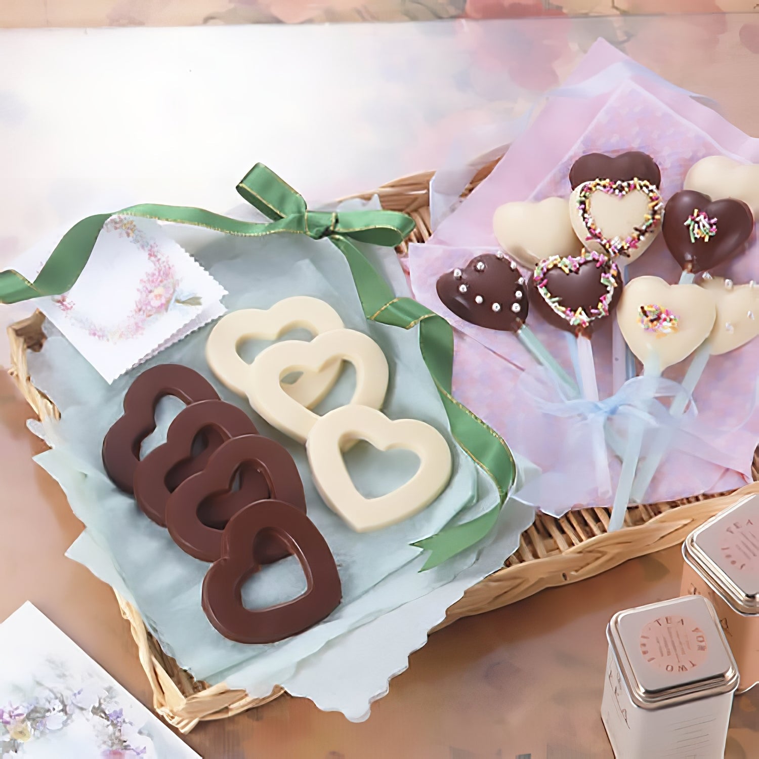 Tigercrown Polystyrene Heart Lolly Chocolate Mold