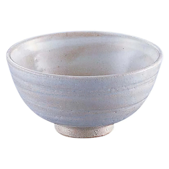 Tkg Mino Ware Pottery Rice Bowl Kohiki 12.4Cm