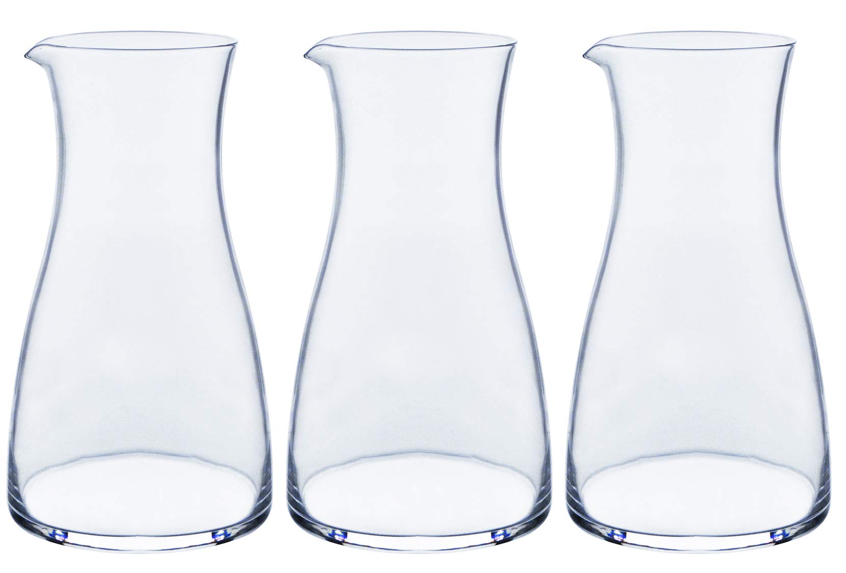 Toyo Sasaki Glass Cold Sake Carafe 310Ml Japan Made Dishwasher Safe 3Pcs 00247-Jan