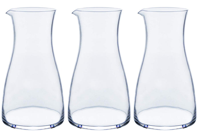 Toyo Sasaki Glass Cold Sake Carafe 310Ml Japan Made Dishwasher Safe 3Pcs 00247-Jan