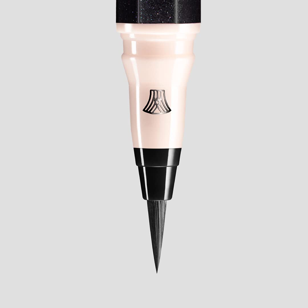 Use Brand Uzu Flowfushi Platinum Black Liquid Eyeliner Hypoallergenic Hot Water Off