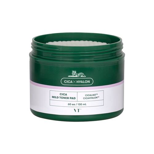 VT Cica Mild Toner Pad For Sensitive Skin 60 Sheets - Japan Multi-Care Toner Pads