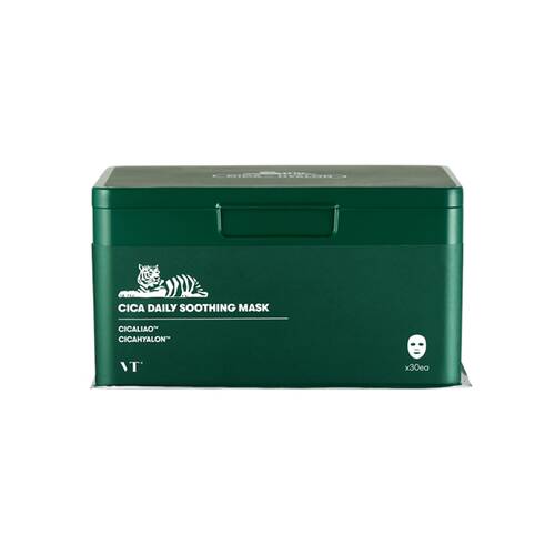 Vt Cica Deer Daily Soothing Mask For Dry And Tired Skin 350g x 30 Sheets - Japan Skincare