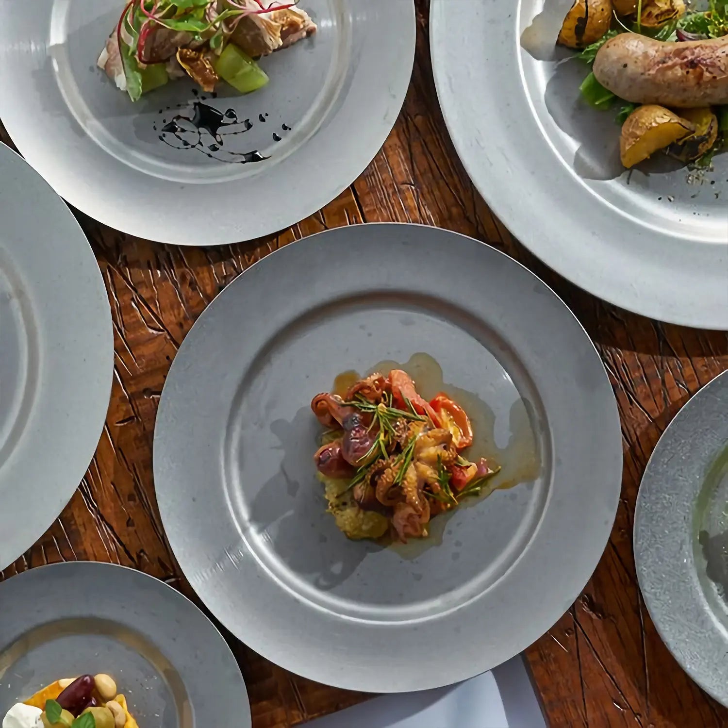 Aoyoshi Japan Vintage Inox Stainless Steel Round Plate 165Mm