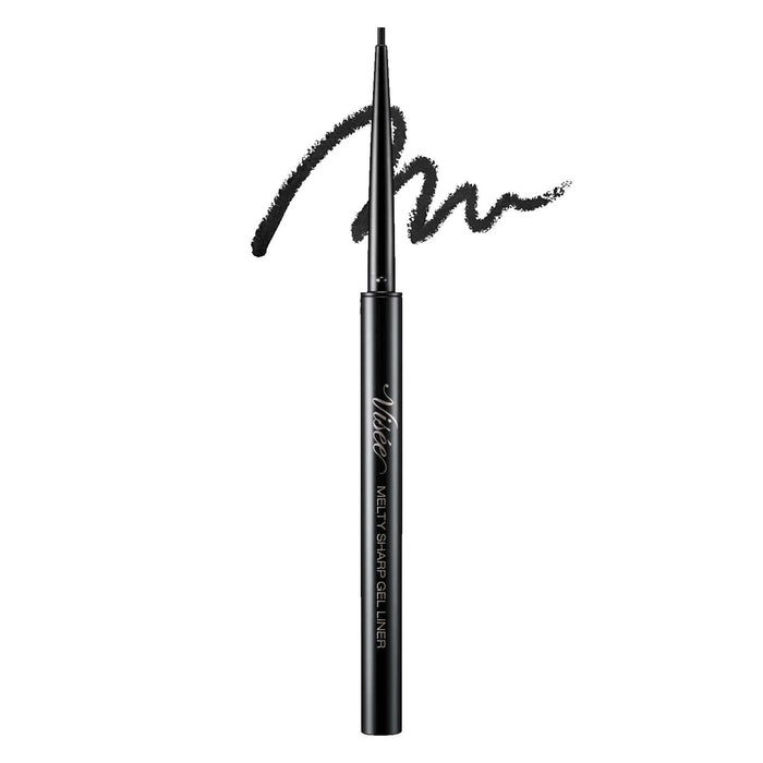 Visee Riche Black Gel Liner Melty Sharp 0.1G - Long-Lasting Eye Makeup
