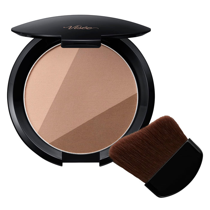 Visee Medium Brown Shade Trick BR300 Bronzer with Exclusive Brush 8.5g