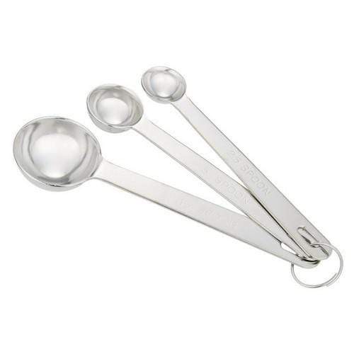 Wadasuke Extra Thick Stainless Steel 3-Piece Measuring Spoon Set