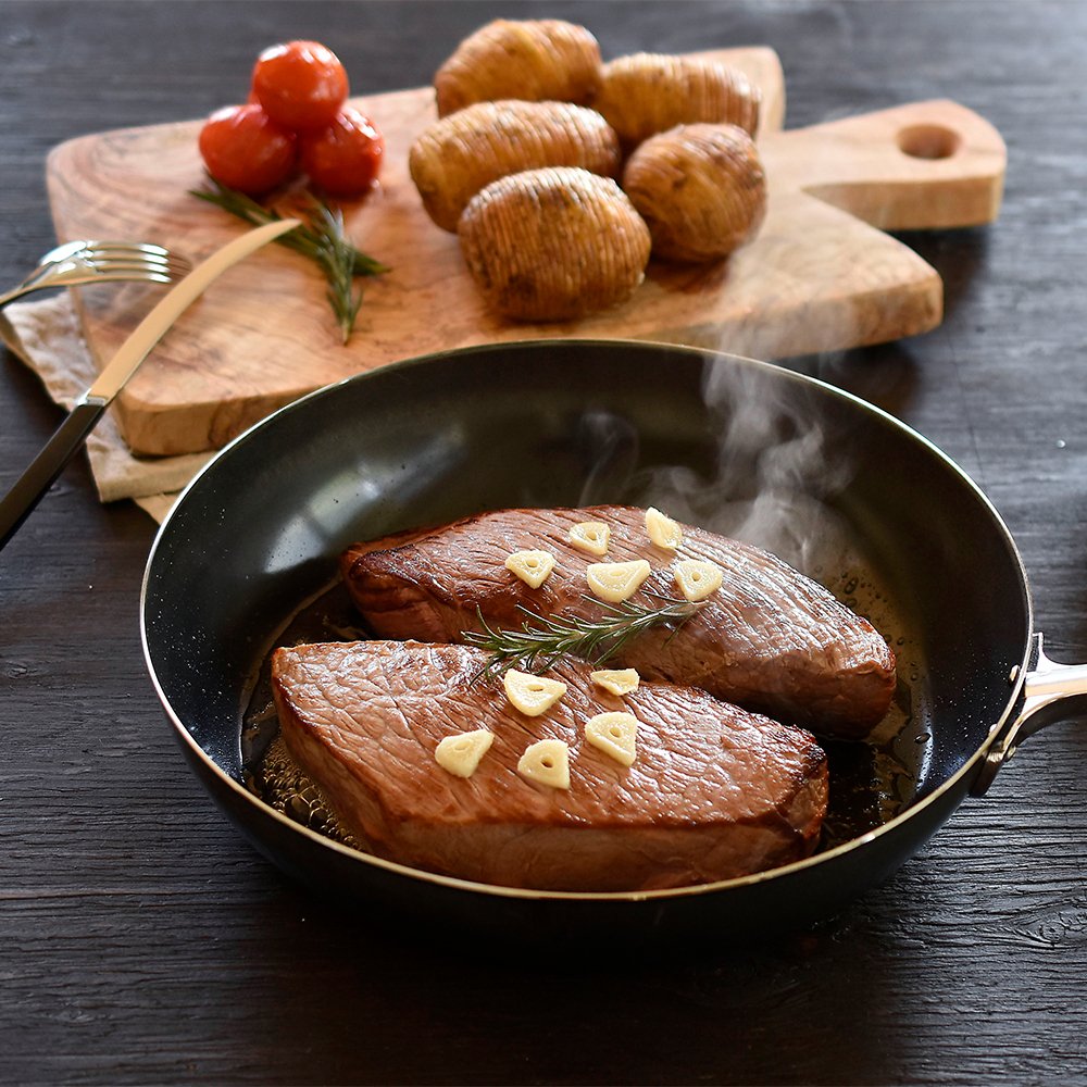 Wahei Freiz Iron Black Leather Frying Pan 26Cm Japan Ih/Gas Compatible Gr-9748