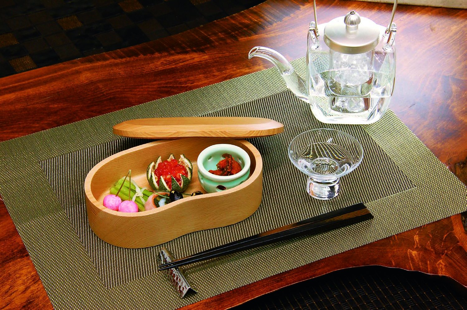 Yamaco White Wood Hollow Cooking Box 27448 From Japan For Broad Beans