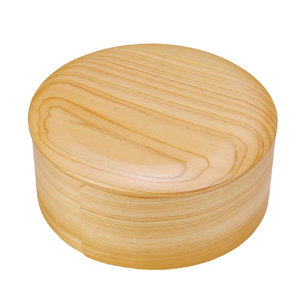 Yamako Japanese Bento Box Hinoki Wappa Round Shape From Japan 790487