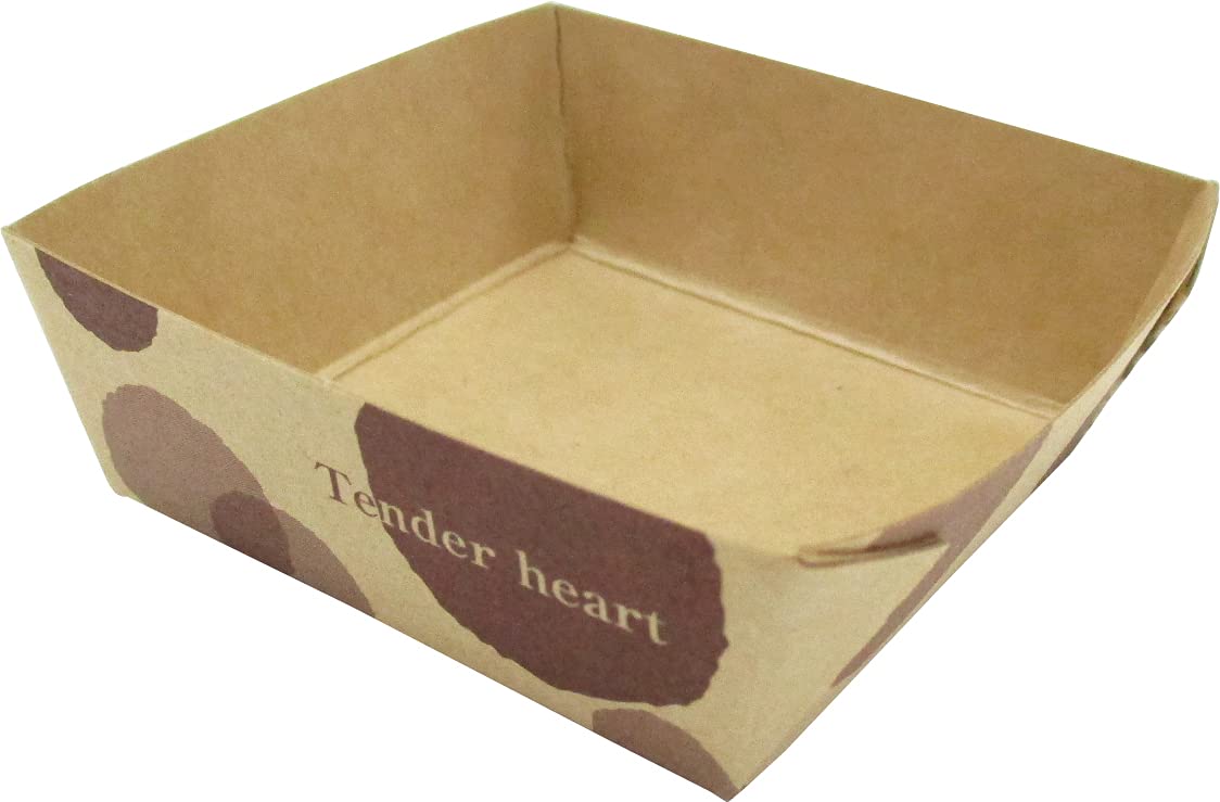 Yoshiyokobo Baked Tray Bc-71-C Mini 6X6X2Cm 50Pcs Made In Japan