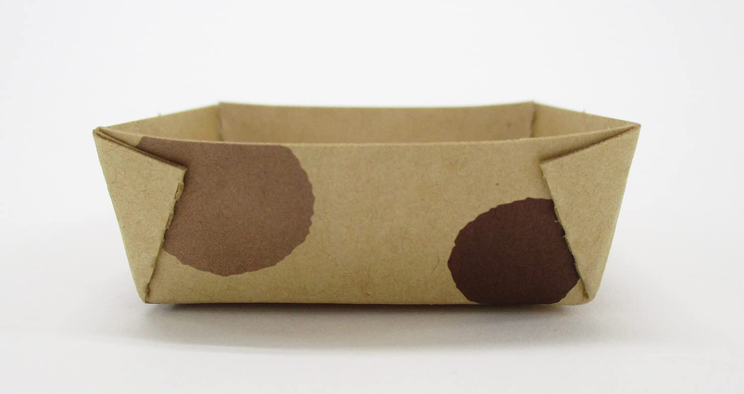 Yoshiyokobo Baked Tray Bc-71-C Mini 6X6X2Cm 50Pcs Made In Japan