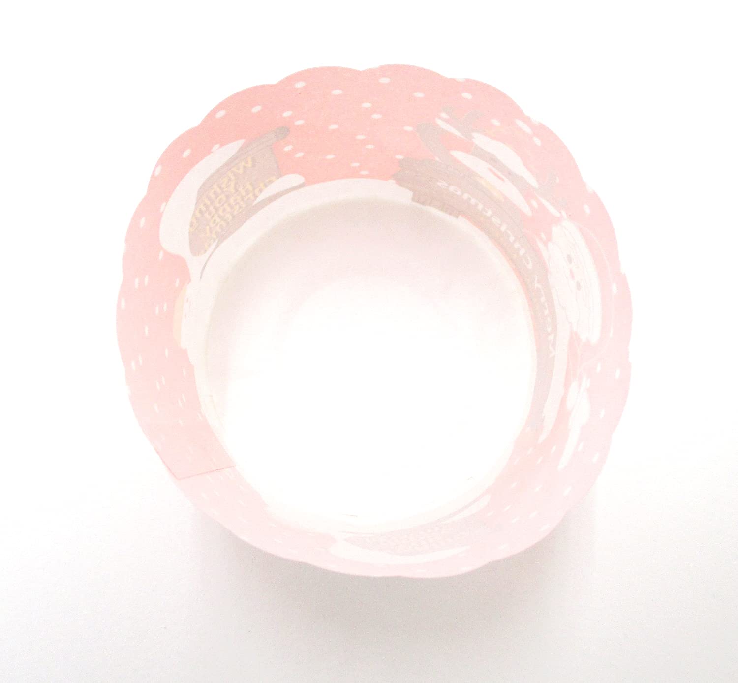 Yoshiyokobo Baking Cups 6.5X6.5X5Cm Japan Made Christmas Red 100Pcs Bc-26-A