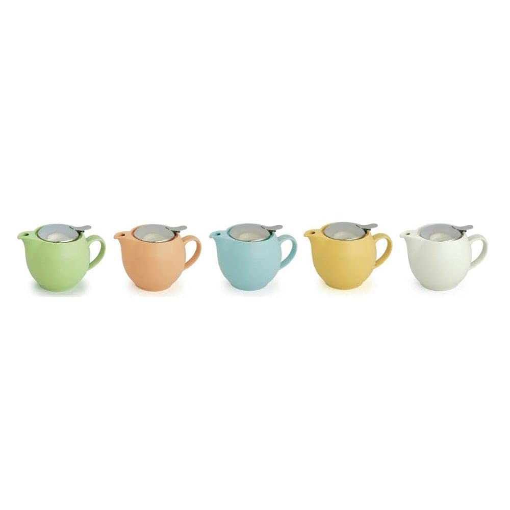 Zero Japan Universal 3 Person Teapot Gelato Color Bbn-02 Gma Mango Orange 150X100Xh100Mm