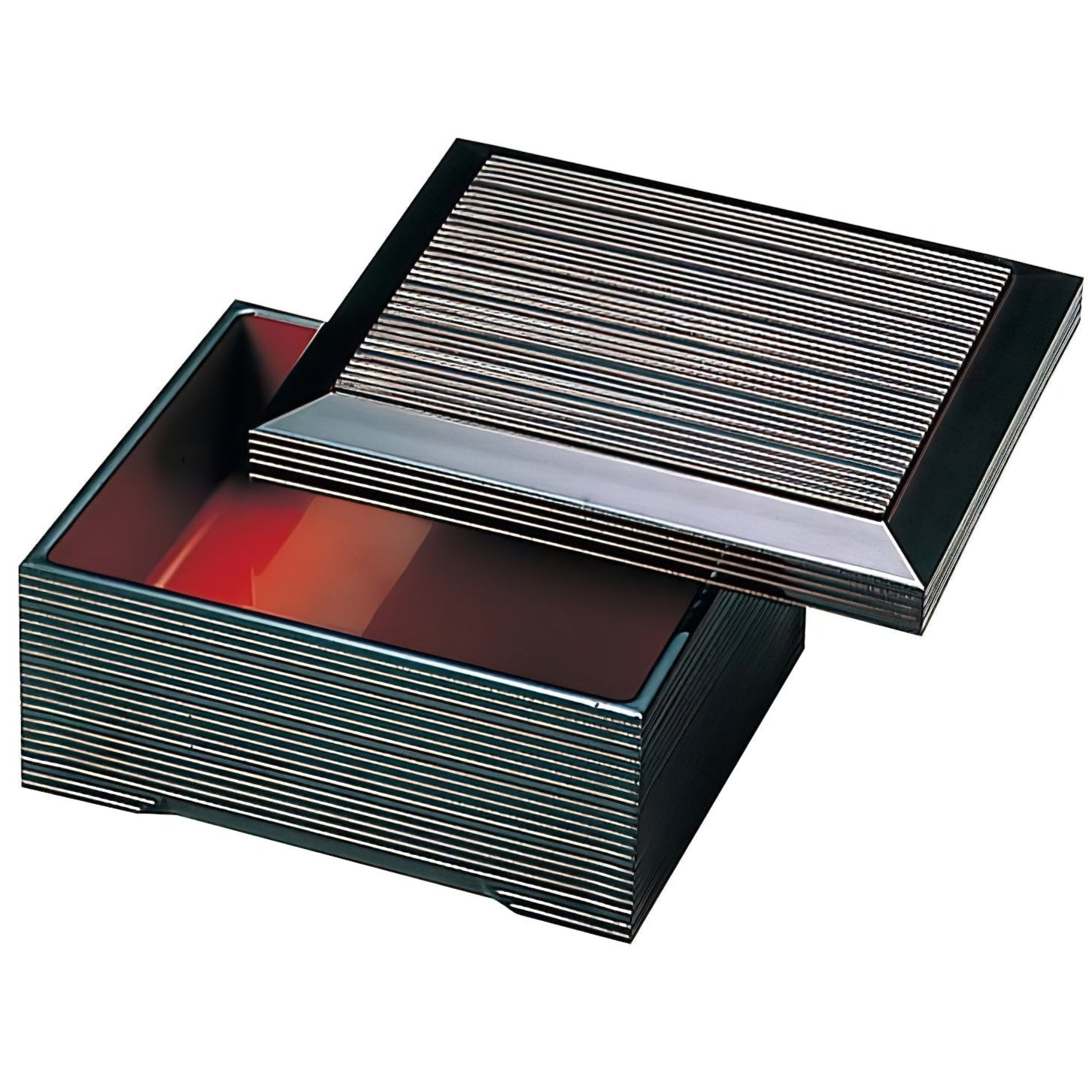 Fukui Craft Abs Resin Donju Jubako Box Dark Brown