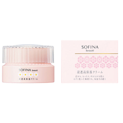 Sofina Beaute Deep Penetrating Moisturizing Cream 50g - Japanese Facial Day Care