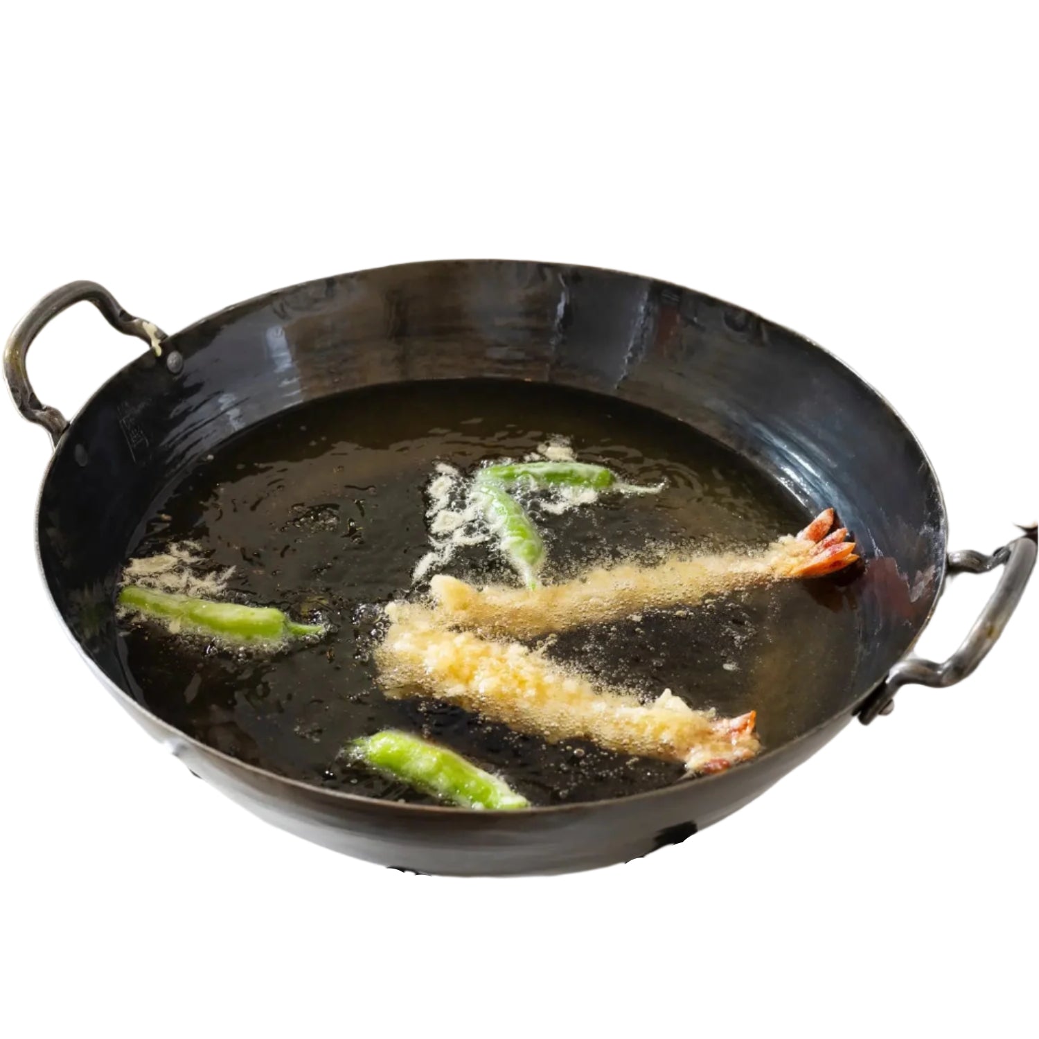 Yamada Hammered Iron Tempura Pan 30cm