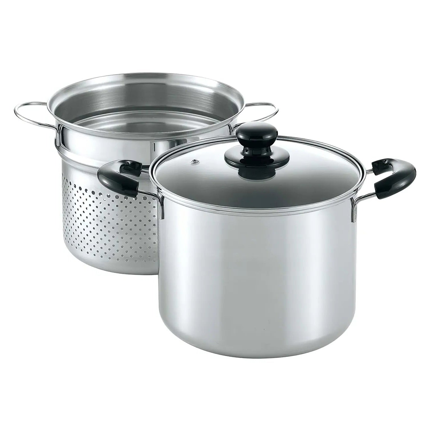 Yoshikawa Cook Look Ii 3-Ply Stainless Steel Pasta Pot