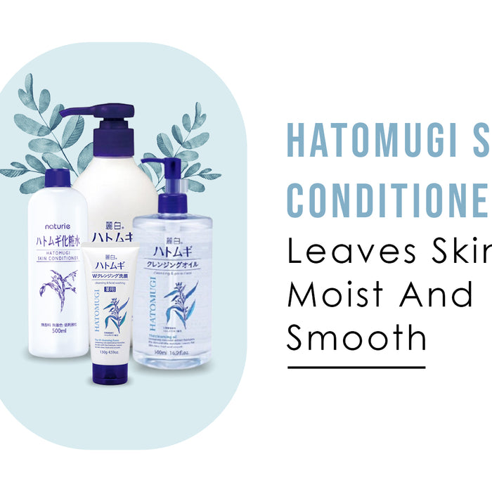 Hatomugi Skin Conditioner: Leaves Skin Moist And Smooth