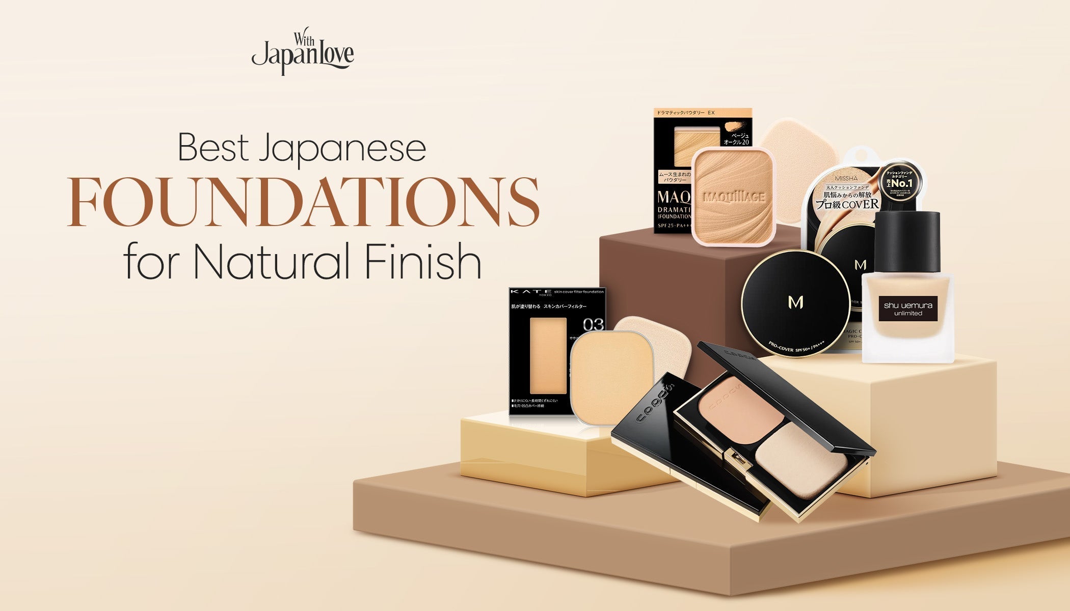 The Best Japanese Foundations for Natural Finish