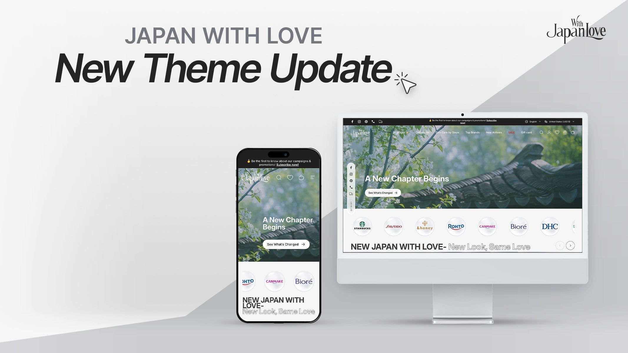 Japan With Love new theme update