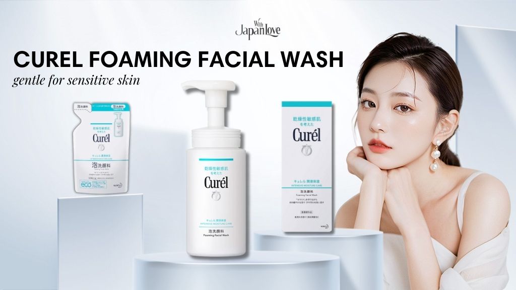 curel foaming facial wash