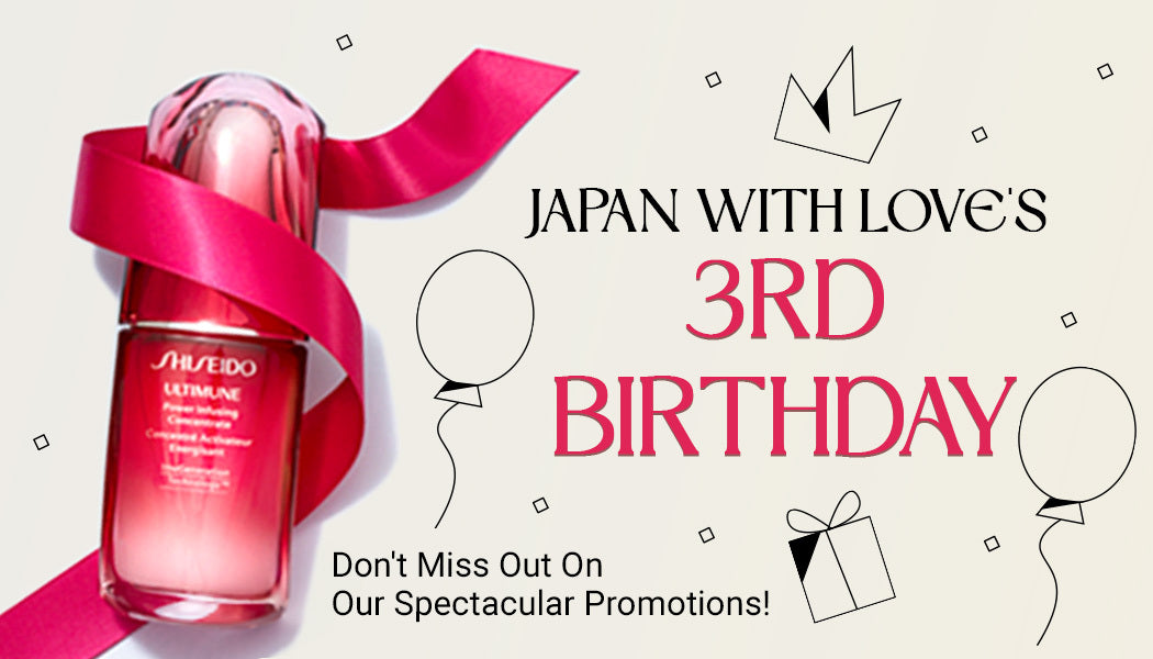 Happy Japan With Love's 3rd Birthday: Don't Miss Out On Our Spectacular Promotions!