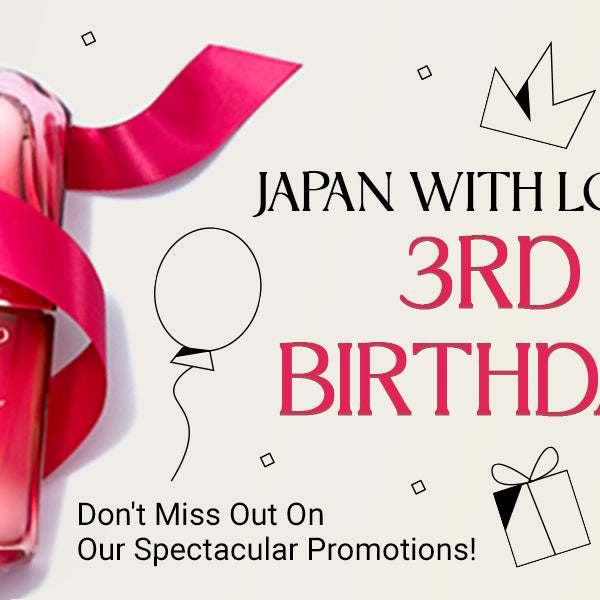 Happy Japan With Love's 3rd Birthday: Don't Miss Out On Our Spectacular Promotions!