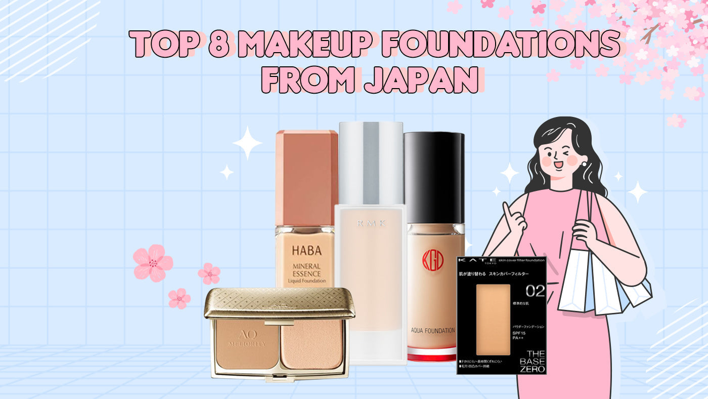 Top 8 Makeup Foundations from Japan