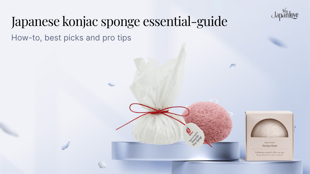Japanese konjac sponge