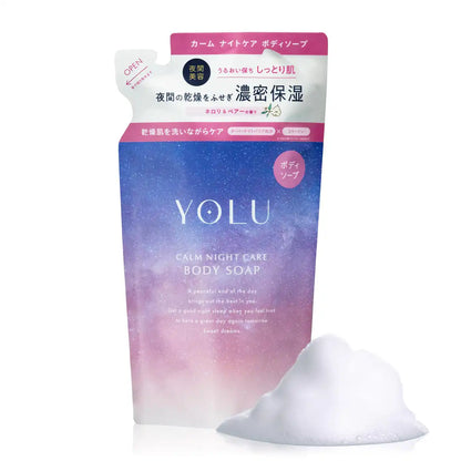 Yolu Calm Night Care Body Soap Refill 500ml Natural Moisturizing Cleanser