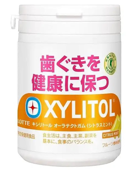 Lotte Xylitol Gum Fresh Mint Chewing Gum