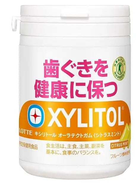 Lotte Xylitol Gum Fresh Mint Chewing Gum