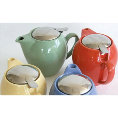 Zero Japan Universal Teapot 5 Gelato Colors Bbn-04 Csv Crystal Silver W166Xd120Xh115Mm