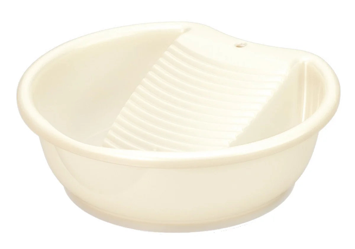 Inomata-K Chemical Washboard Love Wash Pearl White Made In Japan