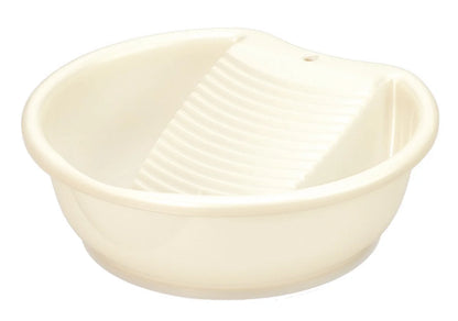 Inomata-K Chemical Washboard Love Wash Pearl White Made In Japan