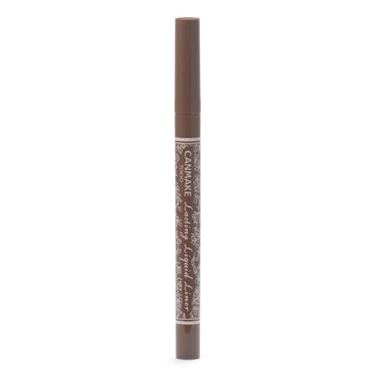 Canmake Lasting Liquid Liner Sepia Greige - 0.5ml Ultra-Fine Quick-Dry Eyeliner