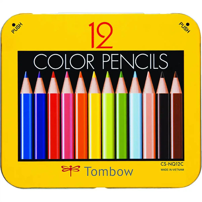 Tombow Japan Mini Colored Pencils 12 Colors W/ Sharpener Bca-151 Tombow Japan Mini Colored Pencils 12 Colors W/ Sharpener Bca-151
