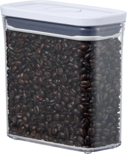 OXO Airtight Plastic Pop Storage Container Kitchen Organizer - Short Slim Rectangle
 - 719812685052