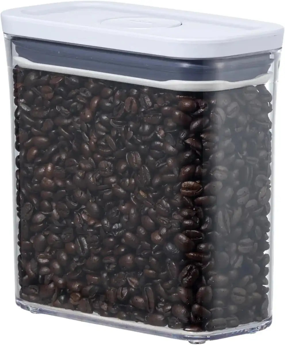 OXO Airtight Plastic Pop Storage Container Kitchen Organizer - Short Slim Rectangle
 - 719812685052