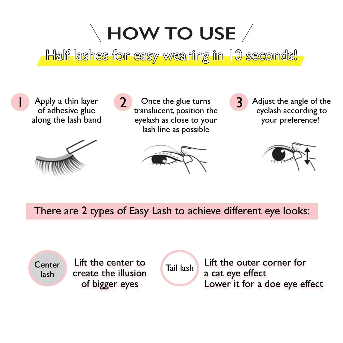 Dolly Wink Easy Lash No.18 Sophisticated Sheer Brown Eyelashes by Koji