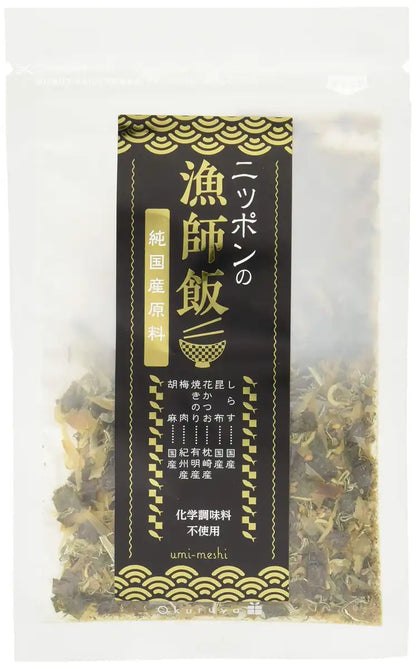 Takusei Seafood Furikake Rice Seasoning 22G Pack of 3 - Flavorful Rice Topping