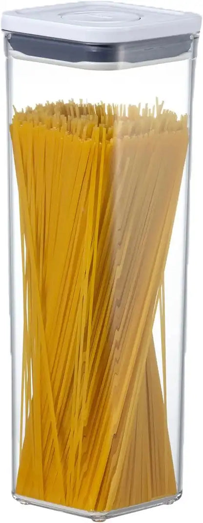 OXO Airtight Plastic Pop Storage Container Kitchen Organizer - Tall Square
 - 719812684949