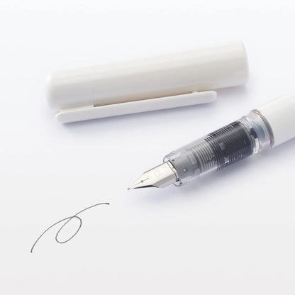 Mujirushi Ryohin 44596906 Black Polycarbonate Fountain Pen Cartridge 58X7.5Mm 4Pcs Japan