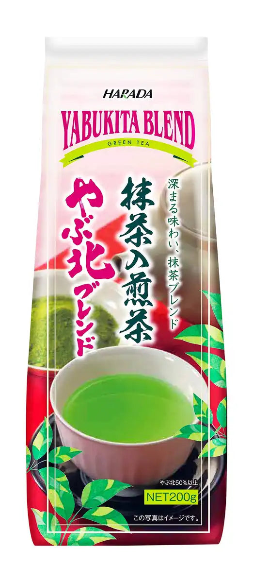 Harada Tea Co. Yabukita Blend Sencha with Matcha 200G Premium Green Te