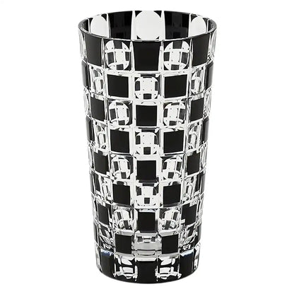 Kimoto Glass Tokyo Kuroco Edo Kiriko Tumbler Japan Ichimatsu