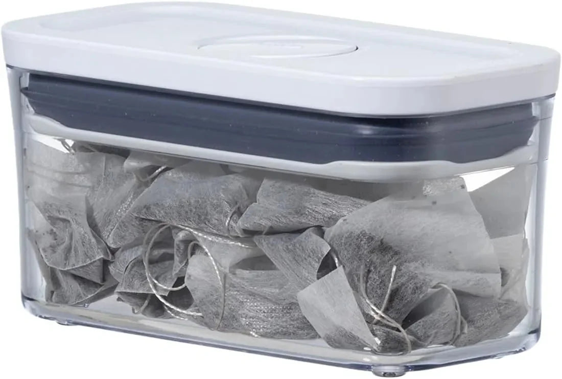 OXO Airtight Plastic Pop Storage Container Kitchen Organizer - Mini Rectangle 8x16cm
 - 719812685069