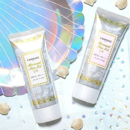 CanMake Skin Gel Tokyo Mermaid UV Sunscreen 01 Transparent SPF50+ PA++++ 40g