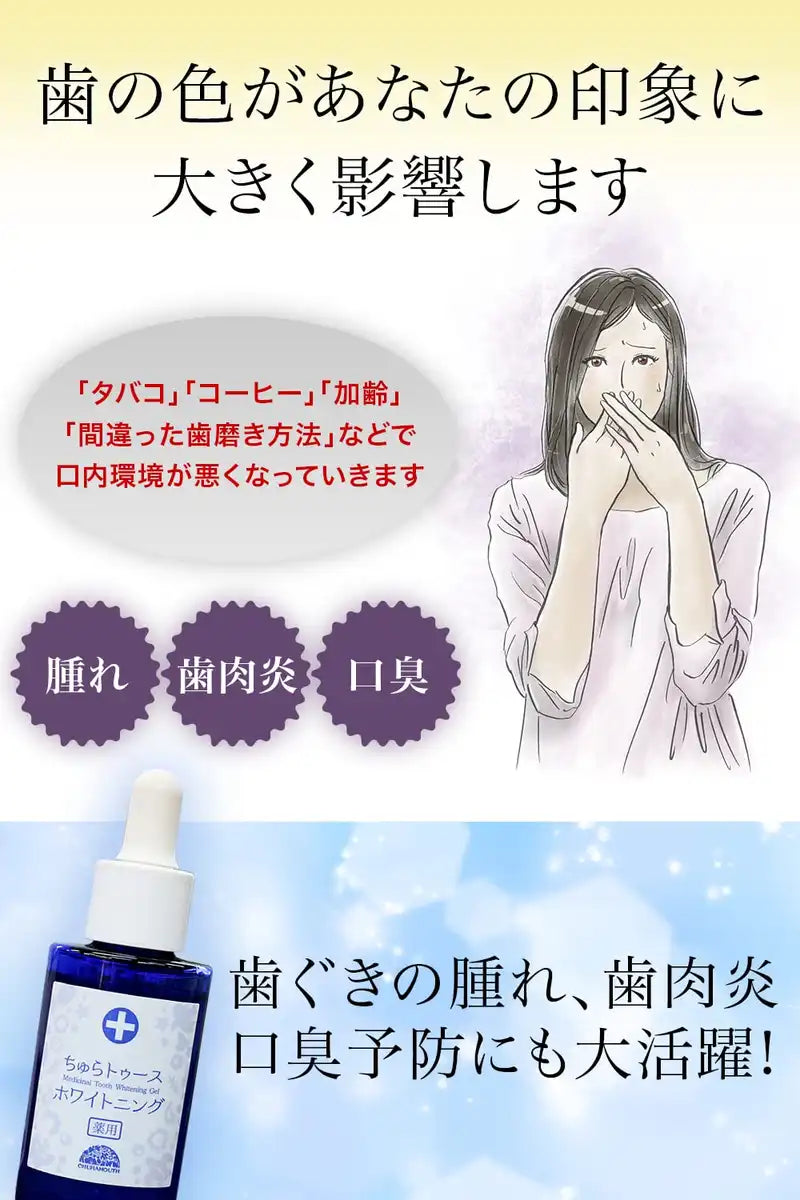 Chulacos Medicated Chura Tooth Whitening Set: 30G Toothpaste & Brush