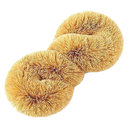 Kamenoko Tawashi Japan Coconut Coir Fiber Dish Scrubber White